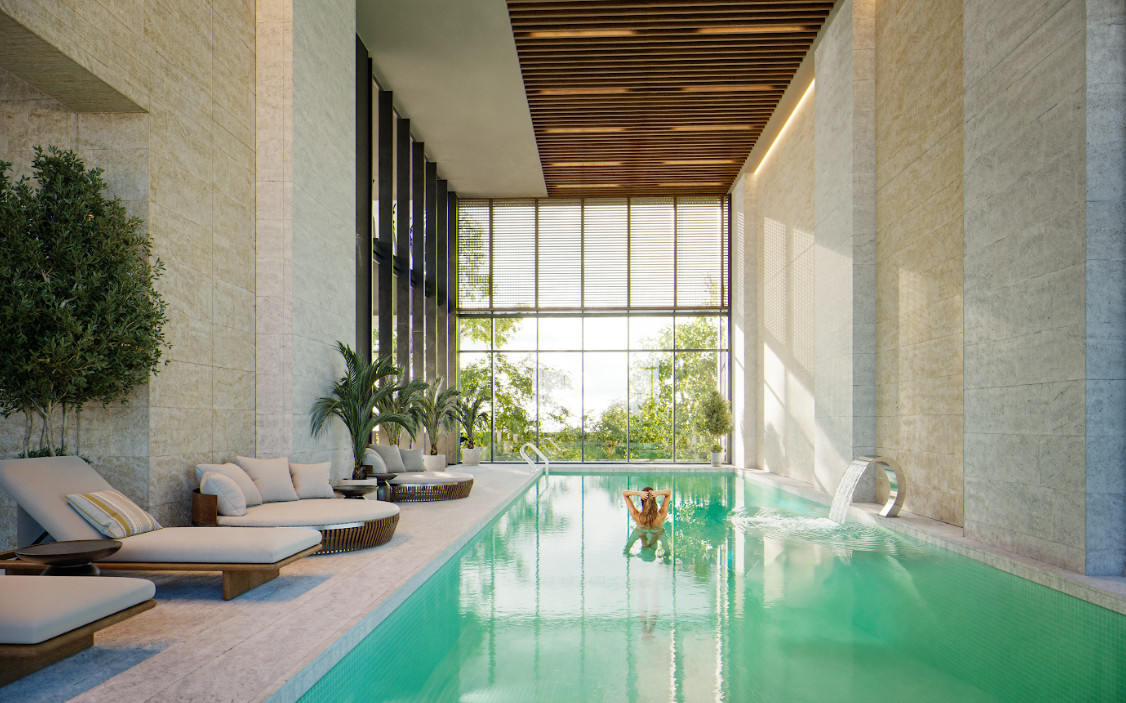Swimming pool and spa