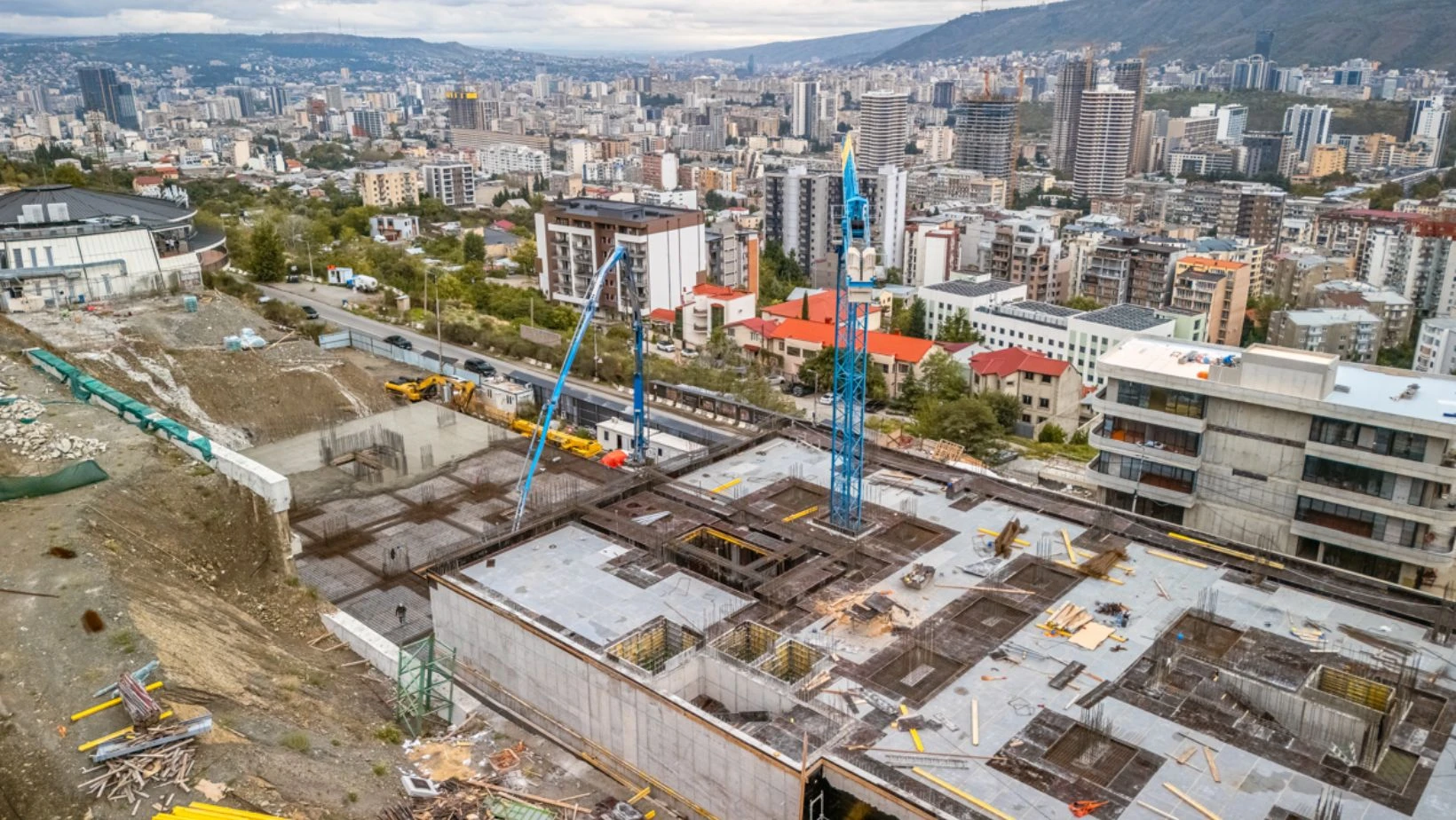 მშენებლობის პროგრესი - სექტემბერი