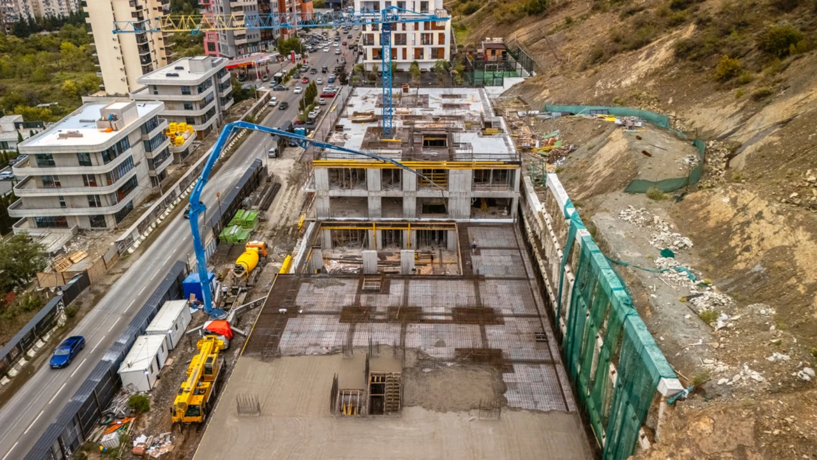 მშენებლობის პროგრესი - სექტემბერი