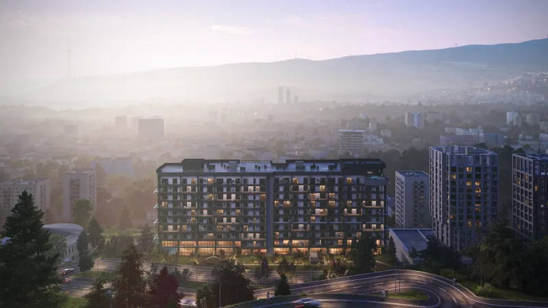 მწვანე კარკასი ბინები