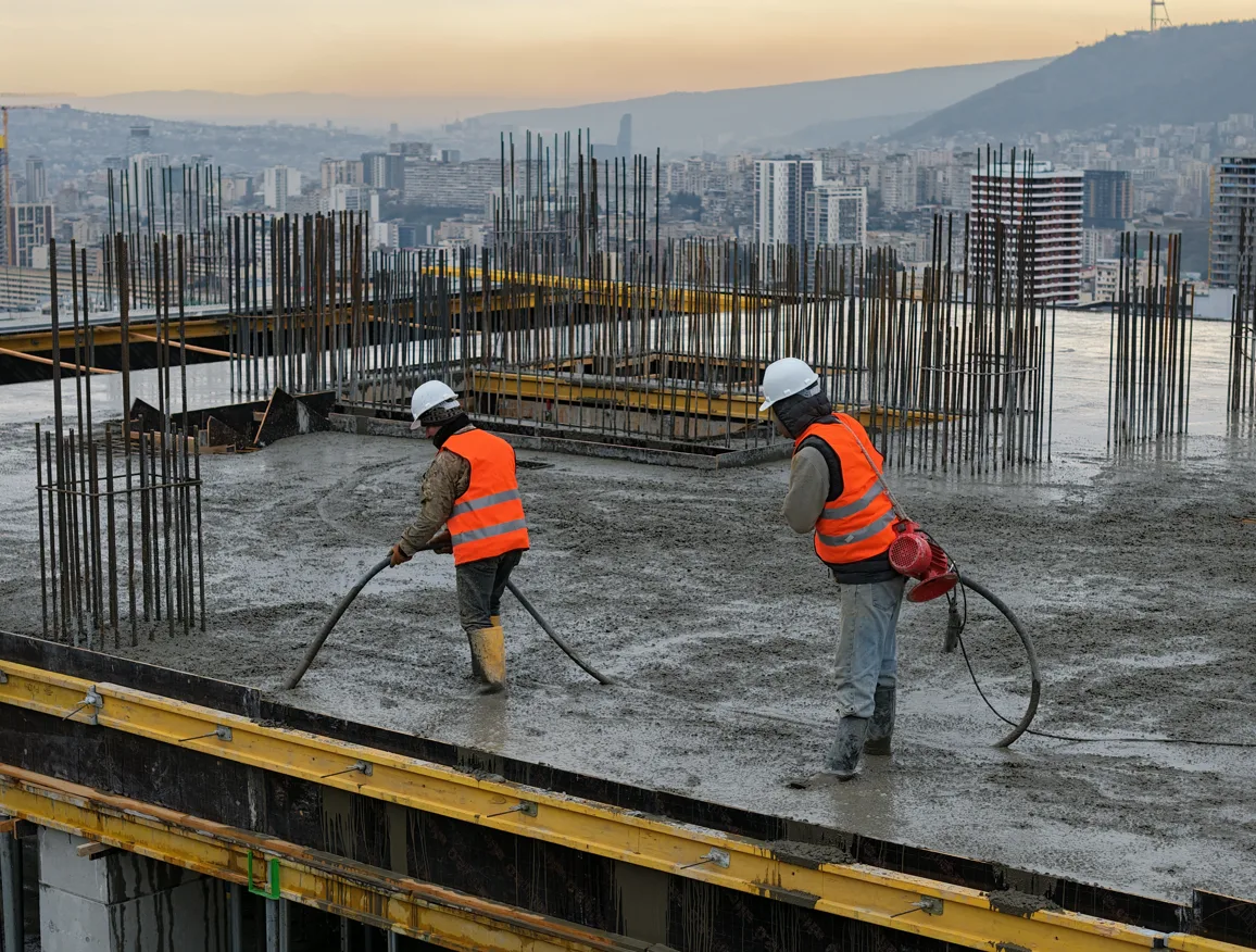 მშენებლობის პროგრესი - იანვარი